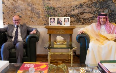 Saudi deputy FM receives Spanish foreign minister